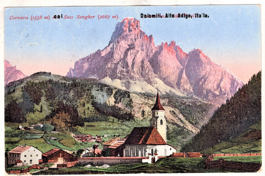 Sudtirol Alto Adige Corvara con Sas Songher