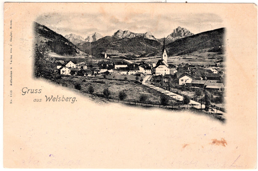 Sudtirol Alto Adige Gruss aus Welsberg