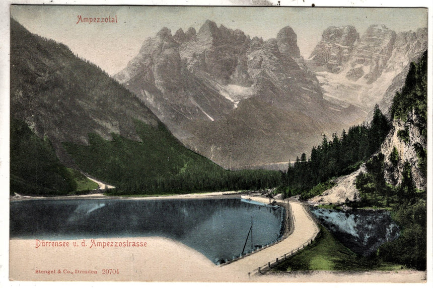 Sudtirol Alto Adige Cortina Ampezzotal Durrensee und Ampezzostrasse