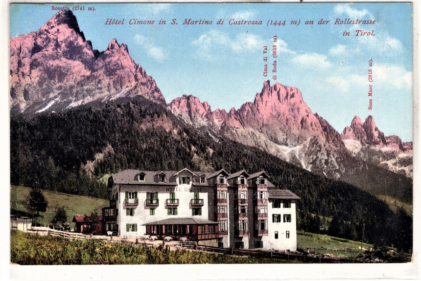 Sudtirol Alto Adige Hotel Cimone in San Martino di Castrozza