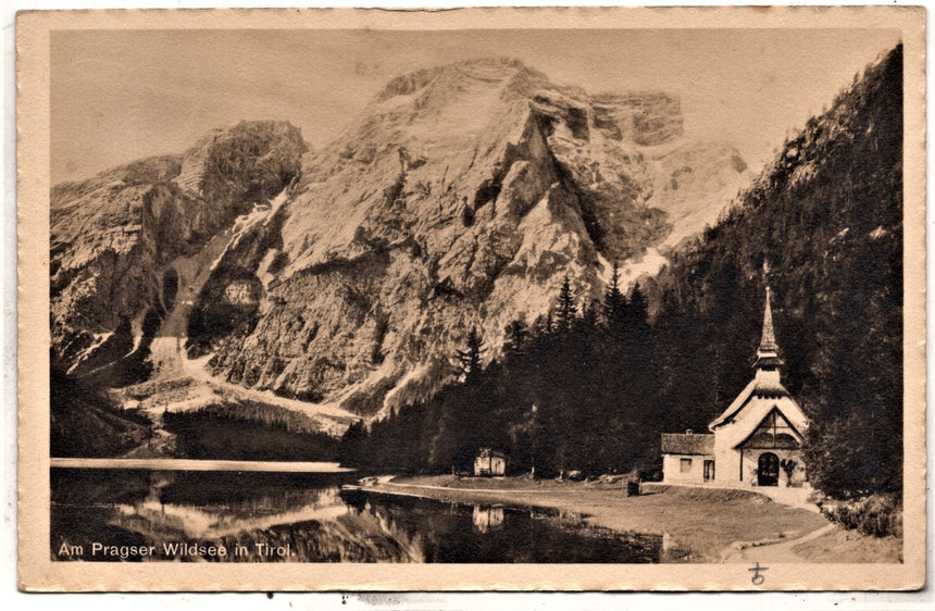 Sudtirol Alto Adige Am Pragser Wildsee in Tirol