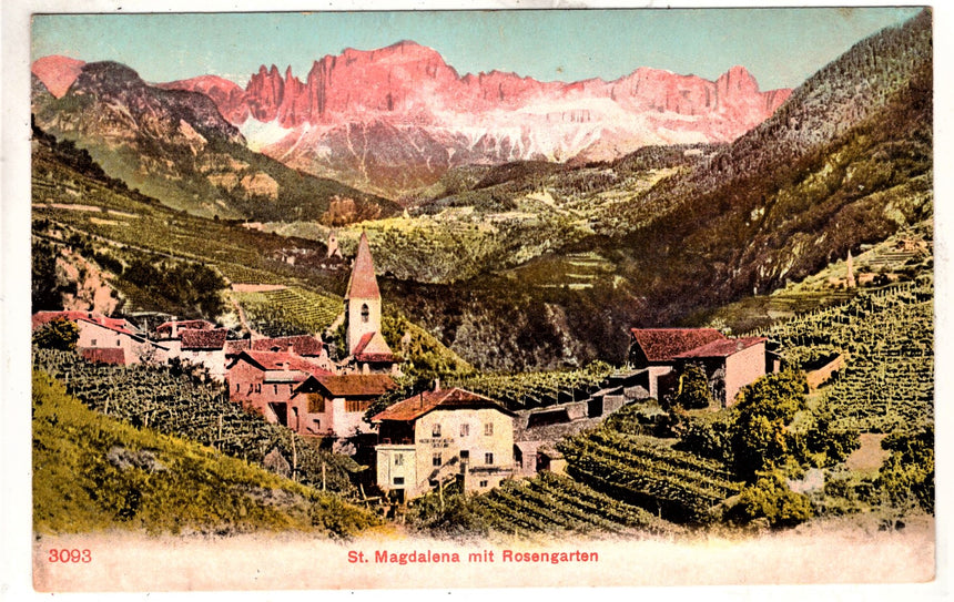 Sudtirol Alto Adige ST.Magdalena mit Rosengarten