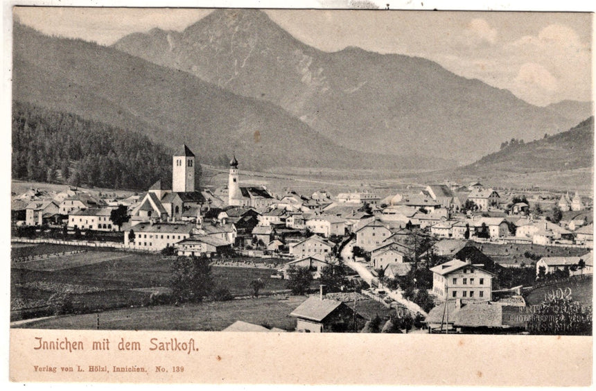 Sudtirol Alto Adige Innichen mit dem Sarlkofl