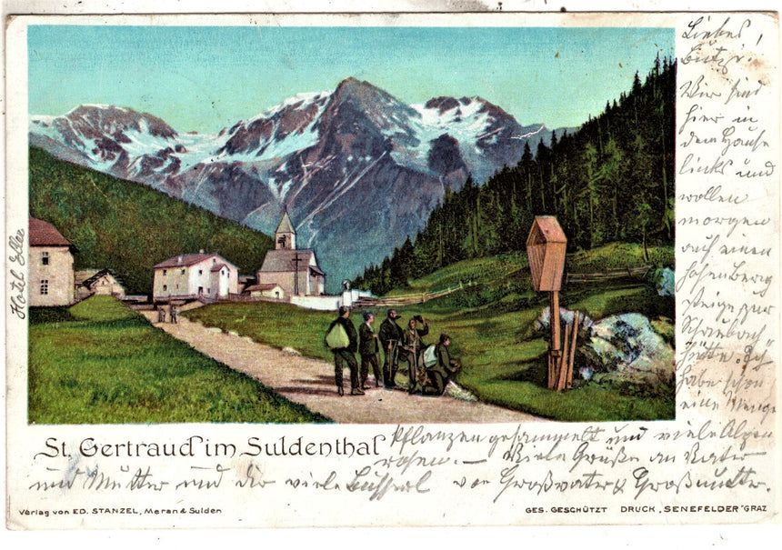 Sudtirol Alto Adige St.Gertraud im Suldenthal