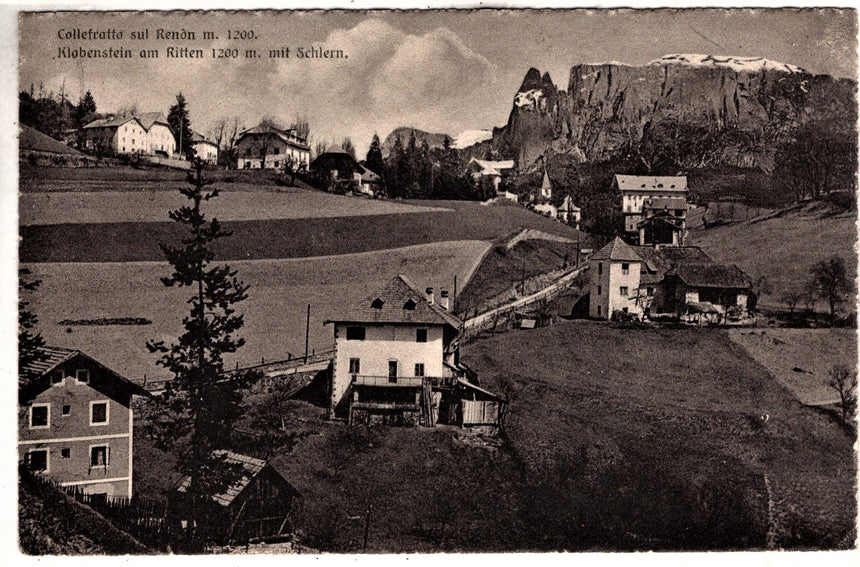 Sudtirol Alto Adige Collefratto sul Renon Klobenstein am Ritten