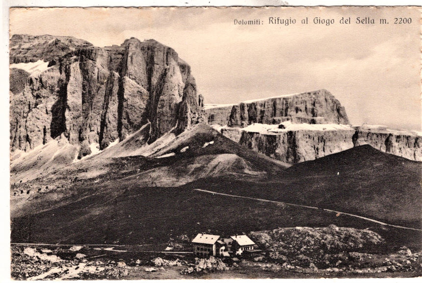 Sudtirol Alto Adige Dolomiti rifugio al Giogo del Sella