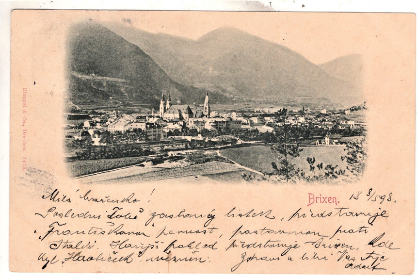 Sudtirol Alto Adige Brixen nel 1898