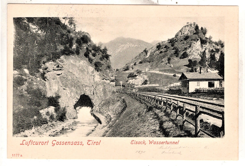 Sudtirol Alto Adige Gossensass Wassertunnel treno