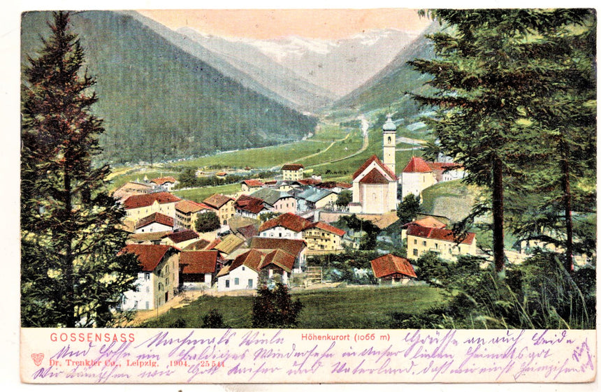 Sudtirol Alto Adige Gossensass Feldpost 1916