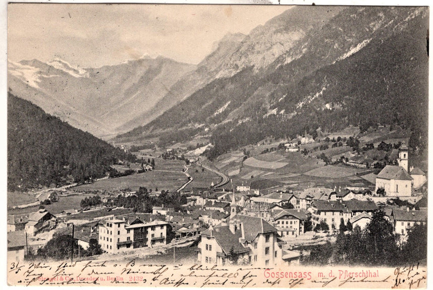 Sudtirol Alto Adige Gossensass panorama