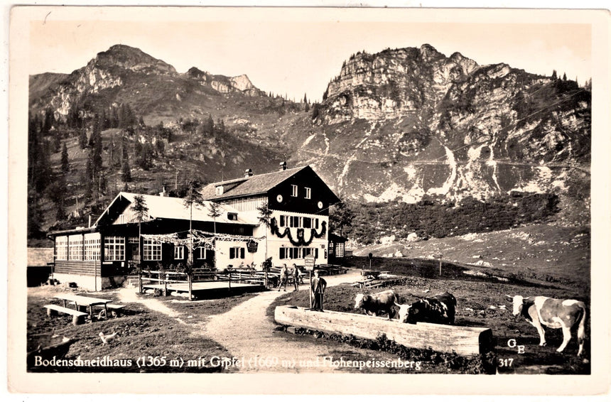 Sudtirol Alto Adige Bodenschneidhaus mit Gipfel