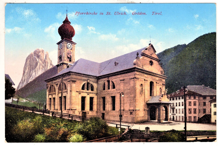 Sudtirol Alto Adige Gròden St.Ulrich val Gardena la Chiesa