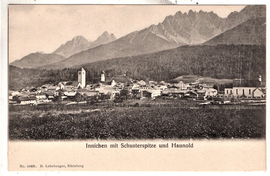 Sudtirol Alto Adige Innichen mit Schusterspitze