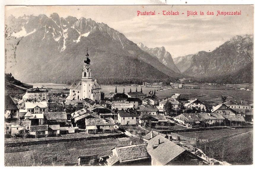 Sudtirol Alto Adige Toblach Pustertal blick in das Ampezzotal