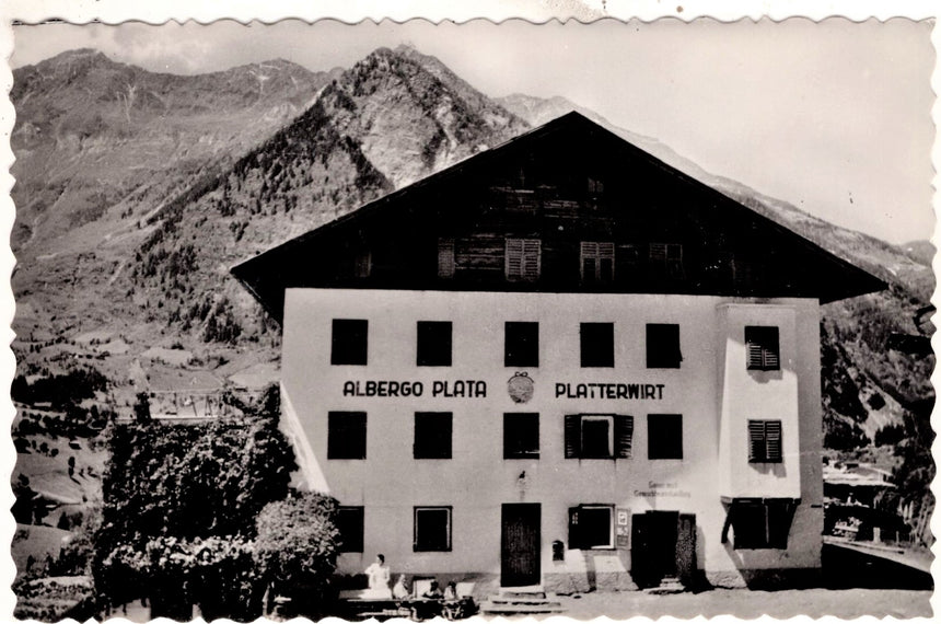 Cartolina Sudtirol Alto Adige Val Passiria Albergo Plata | Collezionissimo