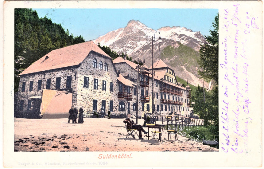 Cartolina Sudtirol Alto Adige Suldenhotel  | Collezionissimo