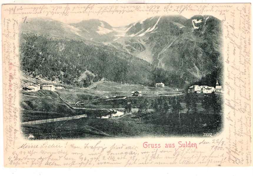 Cartolina Sudtirol Alto Adige Gruss aus Sulden  | Collezionissimo