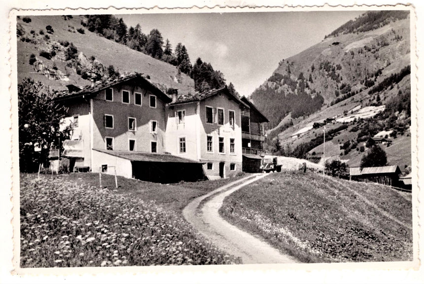 Cartolina Sudtirol Alto Adige Madonna di Senales albergo Piverolo Gluderer | Collezionissimo