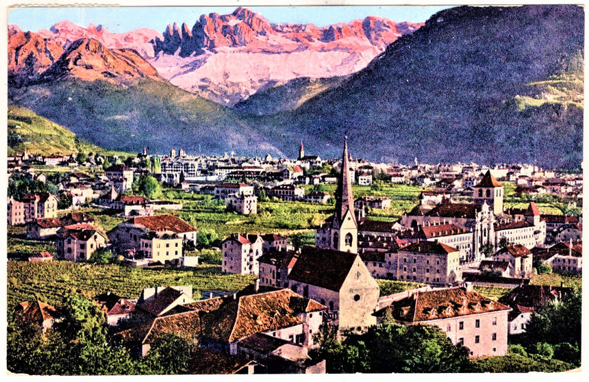 Cartolina Sudtirol Alto Adige Bozen Bolzano città - panorama | Collezionissimo