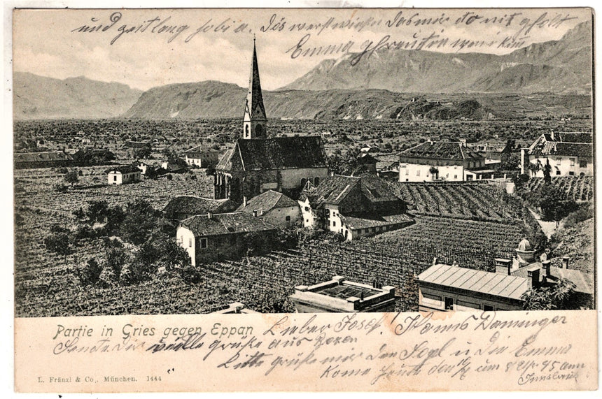 Cartolina Sudtirol Alto Adige Bozen Bolzano città - panorama | Collezionissimo