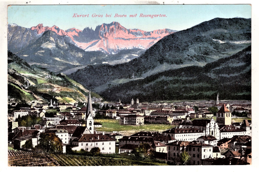 Cartolina Sudtirol Alto Adige Bozen Bolzano città - panorama | Collezionissimo