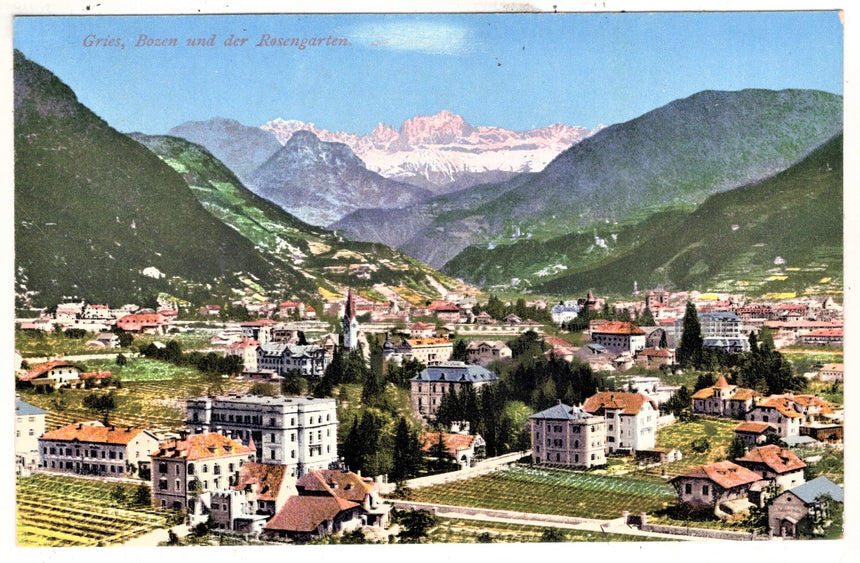 Cartolina Sudtirol Alto Adige Bozen Bolzano città - panorama | Collezionissimo