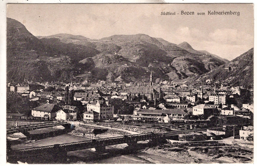 Cartolina Sudtirol Alto Adige Bozen Bolzano città - panorama | Collezionissimo