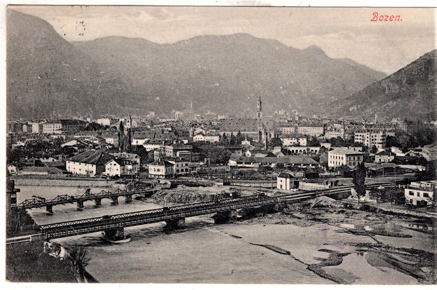 Cartolina Sudtirol Alto Adige Bozen Bolzano città - panorama | Collezionissimo