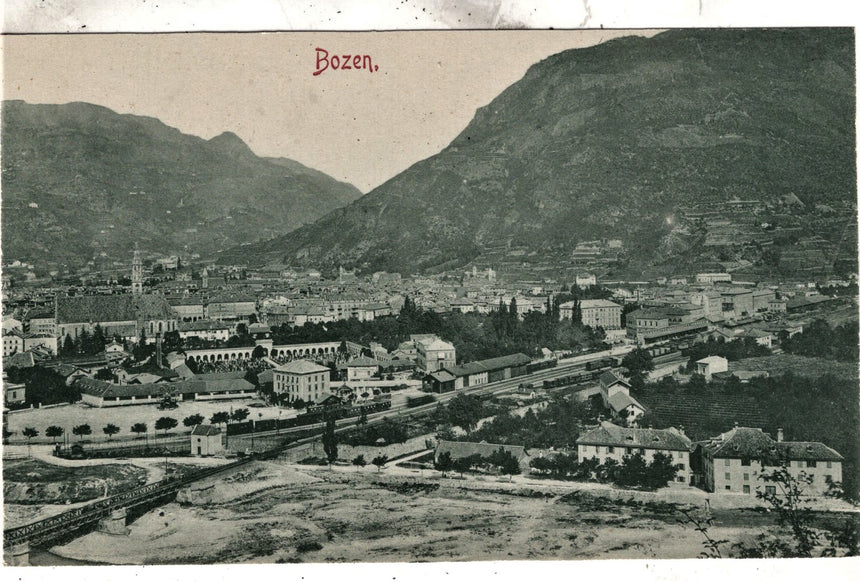 Cartolina Sudtirol Alto Adige Bozen Bolzano città - panorama | Collezionissimo