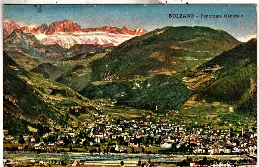 Cartolina Sudtirol Alto Adige Bozen Bolzano città - panorama | Collezionissimo