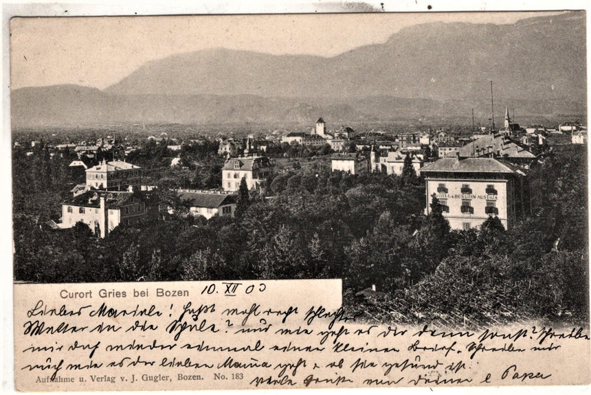 Cartolina Sudtirol Alto Adige Bozen Bolzano città - panorama | Collezionissimo