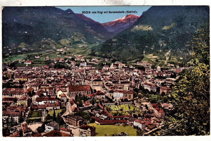 Cartolina Sudtirol Alto Adige Bozen Bolzano città - panorama | Collezionissimo