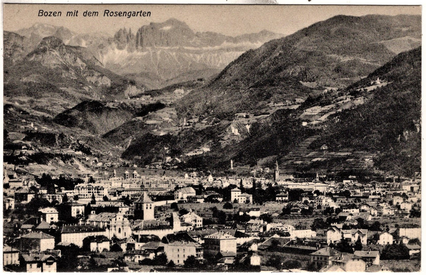 Cartolina Sudtirol Alto Adige Bozen Bolzano città - panorama | Collezionissimo