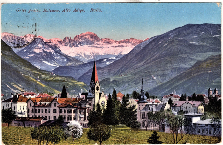 Cartolina Sudtirol Alto Adige Bozen Bolzano città - panorama | Collezionissimo