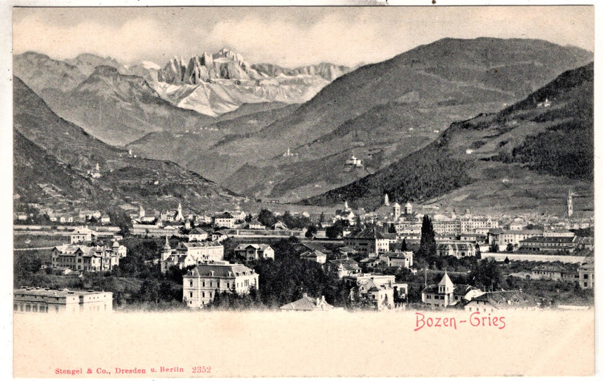 Cartolina Sudtirol Alto Adige Bozen Bolzano città - panorama | Collezionissimo