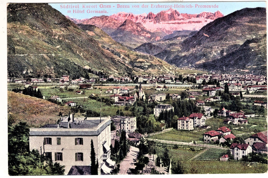 Cartolina Sudtirol Alto Adige Bozen Bolzano città - panorama | Collezionissimo