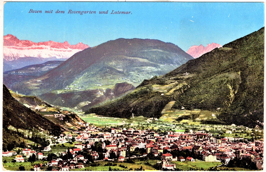 Cartolina Sudtirol Alto Adige Bozen Bolzano città - panorama | Collezionissimo