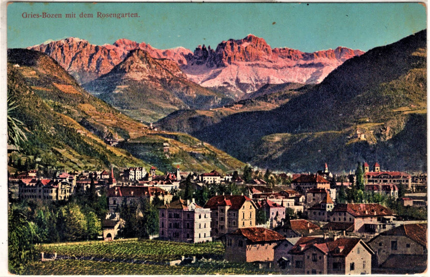 Cartolina Sudtirol Alto Adige Bozen Bolzano città - panorama | Collezionissimo