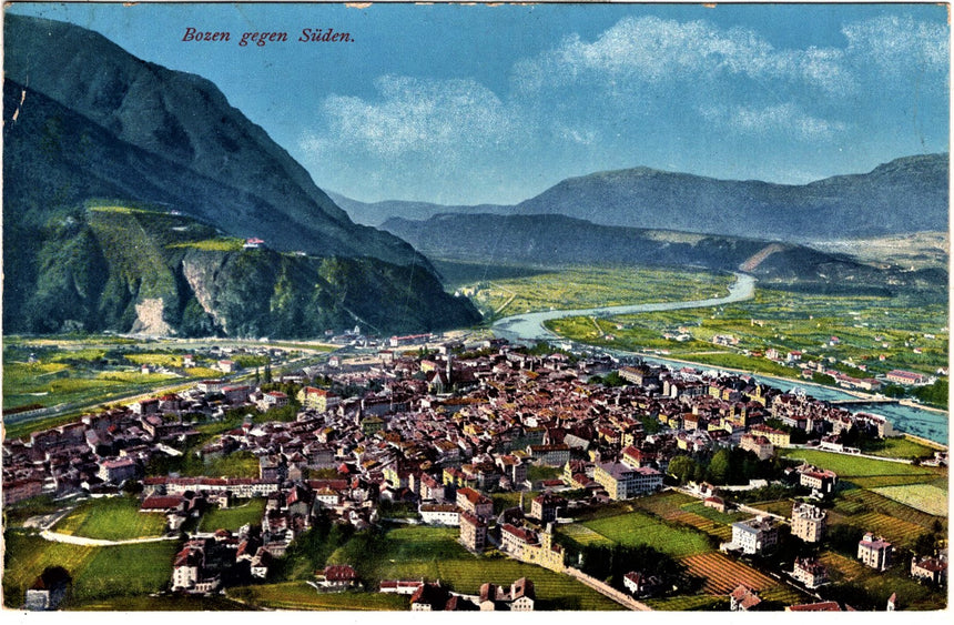 Cartolina Sudtirol Alto Adige Bozen Bolzano città - panorama | Collezionissimo