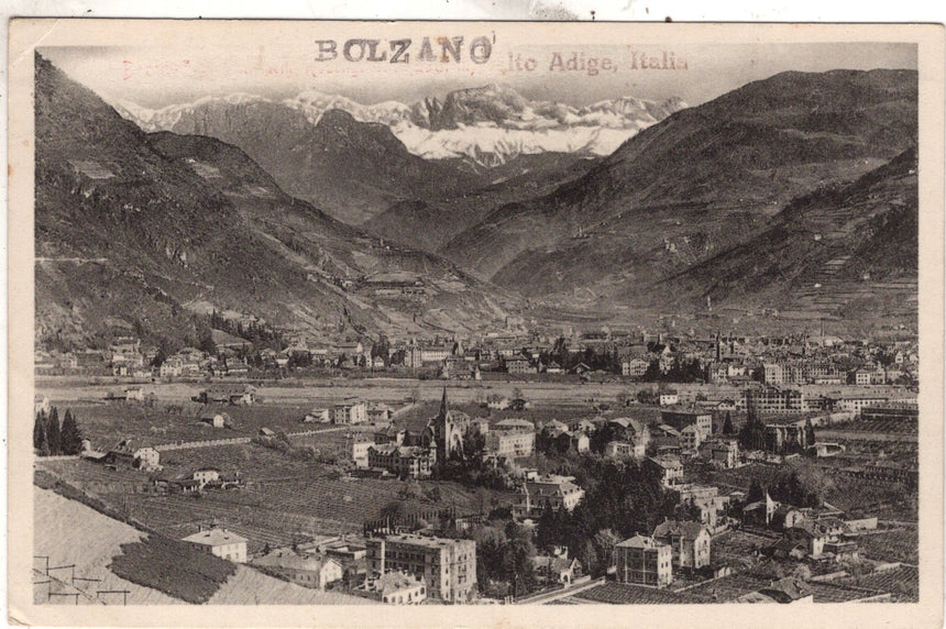 Cartolina Sudtirol Alto Adige Bozen Bolzano città - panorama | Collezionissimo