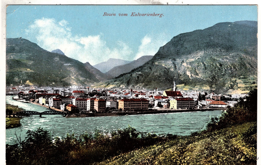 Cartolina Sudtirol Alto Adige Bozen Bolzano città - panorama | Collezionissimo