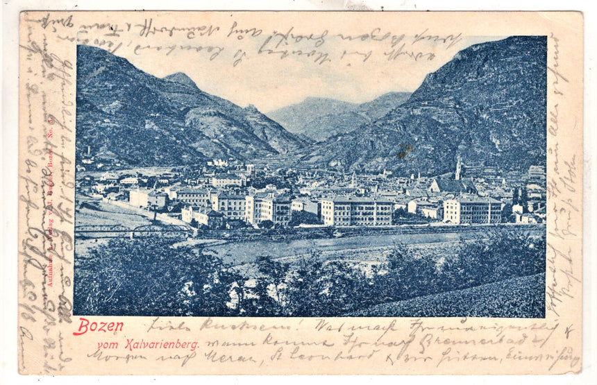 Cartolina Sudtirol Alto Adige Bozen Bolzano città - panorama | Collezionissimo