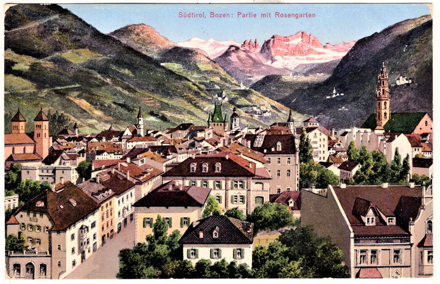 Cartolina Sudtirol Alto Adige Bozen Bolzano città  | Collezionissimo