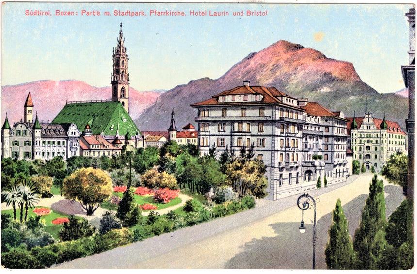 Cartolina Sudtirol Alto Adige Bolzano Bozen Hotel Laurin e Bristol | Collezionissimo