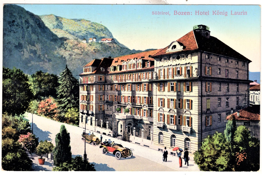 Cartolina Sudtirol Alto Adige Bolzano Bozen Hotel Kònig Laurin | Collezionissimo