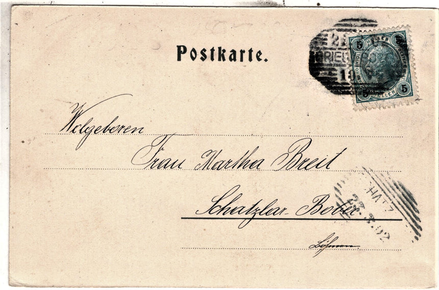 Cartolina Sudtirio Alto Adige Bolzano Bozen Gries Kaiser Franz Josef platz | Collezionissimo