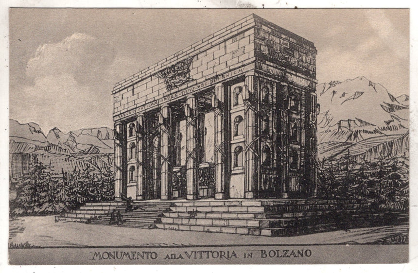 Cartolina Sudtirio Alto Adige Bolzano Bozen Monumento della Vittoria | Collezionissimo