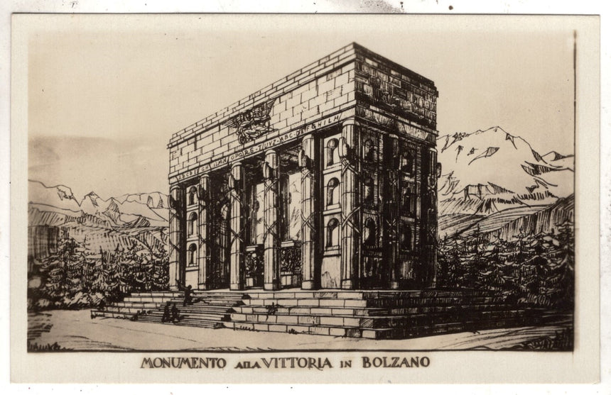 Cartolina Sudtirio Alto Adige Bolzano Bozen Monumento della Vittoria | Collezionissimo