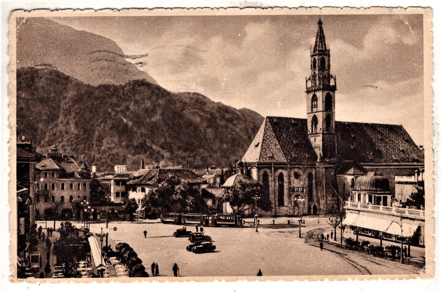 Cartolina Sudtirol Alto Adige Bolzano Bozen Waltherplatz Bolzano piazza Walter | Collezionissimo