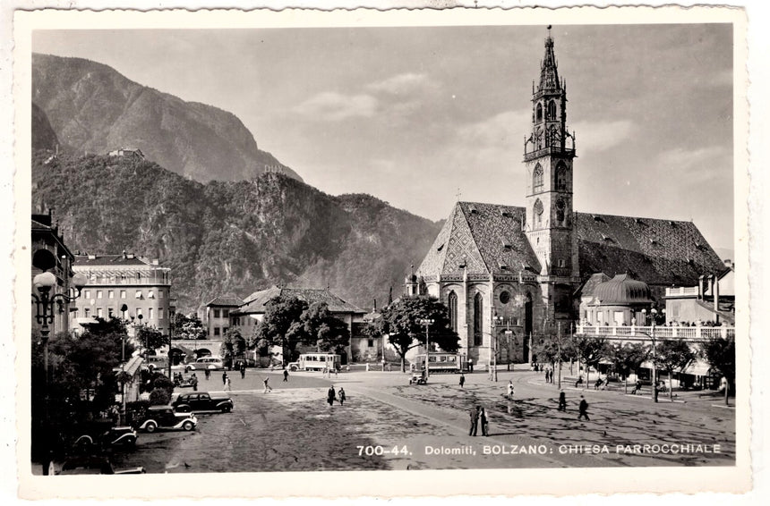 Cartolina Sudtirol Alto Adige Bolzano Bozen Waltherplatz Bolzano piazza Walter | Collezionissimo